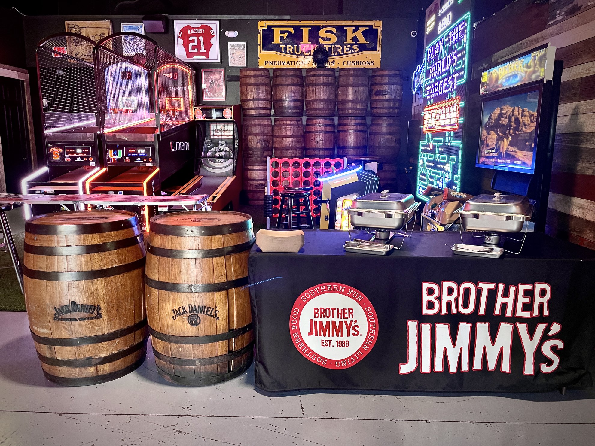 Private parties and catering at Brother Jimmy's